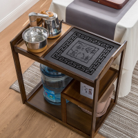 古达移动茶车泡茶桌茶台简约现代家用茶具套装一体中式客厅小茶几阳台