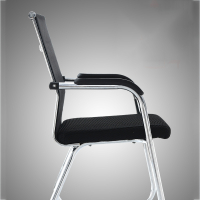 古达人体办公椅弓形舒适久坐家用电脑椅靠背透气网布凳子麻将会议座椅