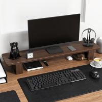 古达电脑显示器增高架办公桌面搁板置物架木收纳托架笔记本支撑架子