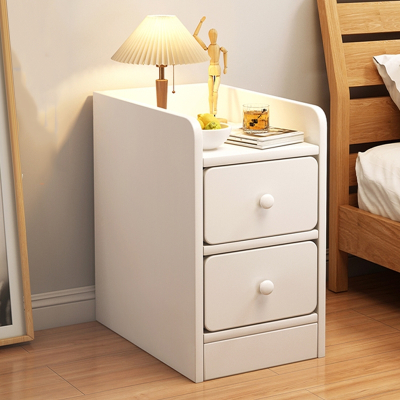 古达床头柜出租房用简约现代小型简易置物架超窄夹缝柜边柜卧室储物柜
