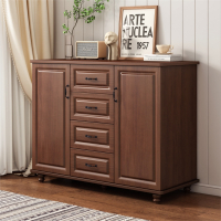 电视柜美式斗柜客厅储物柜卧室家用落地高柜新中式收纳柜