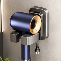 电吹风机置物架吸盘免打孔壁挂式电吹风挂架浴室绕线风筒收纳