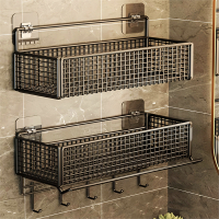 卫生间置物架免打孔墙上壁挂浴室收纳架洗澡洗手间厕所洗漱台架子