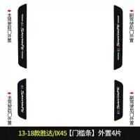 上山豹20 21新款现代胜达IX45专用汽车门槛条迎宾踏板改装饰门边防踩贴垫碳纤纹19车贴