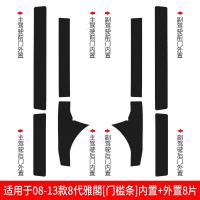 专用于20 21新款本田10十代九9.5八8雅阁内饰改装饰品汽车门槛保护条迎宾踏板贴碳纤纹车贴