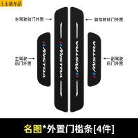 19 20 21款现代全新名图汽车门槛条防踩踏防护贴车门迎宾踏板装饰条碳纤维