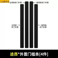 19 20 21款新大众途昂X330 380汽车门槛条防踩踏防护贴车门迎宾踏板装饰条碳纤维