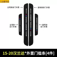 19 20 21款丰田新汉兰达汽车门槛条防踩踏防护贴车门迎宾踏板装饰条碳纤维