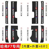 2021款哈弗F7x门槛保护条迎宾踏板改装内饰用品车门防踩条
