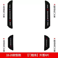 2021款起亚新智跑专用汽车门槛条迎宾踏板改装饰门边防踩贴垫碳纤纹20款