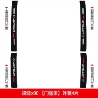 2021新款捷途X90专用汽车门槛条迎宾踏板改装饰门边防踩贴垫碳纤纹20款