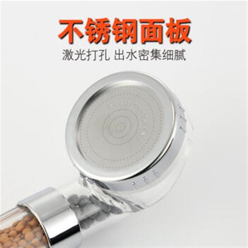 淋雨热水器沐浴热水器喷头拆洗通用美的水阀手持加压沐浴软管可调喷花节水调节淋浴器出图片