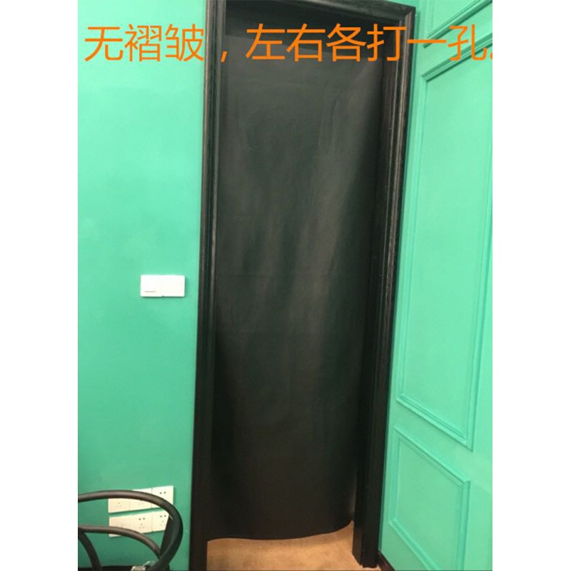 PU皮质仿皮皮革试衣间布帘男装店女服装店门帘黑灰防水定制帘子都市诱惑