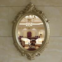 打孔旋转客厅穿衣镜洗漱田园舞蹈寝室卧室欧式粘贴清防水美式酒店北欧梳妆壁挂床头镜中号828香槟金其他都市诱惑