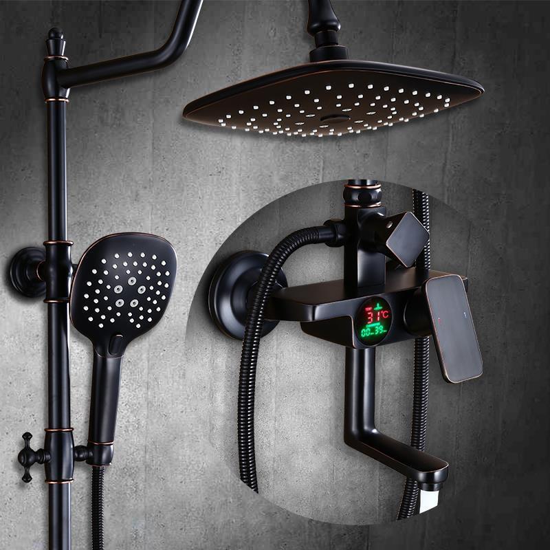 龙头喷枪按摩加压沐浴空气电热水器不锈水花莲蓬头节水热水器淋浴花洒