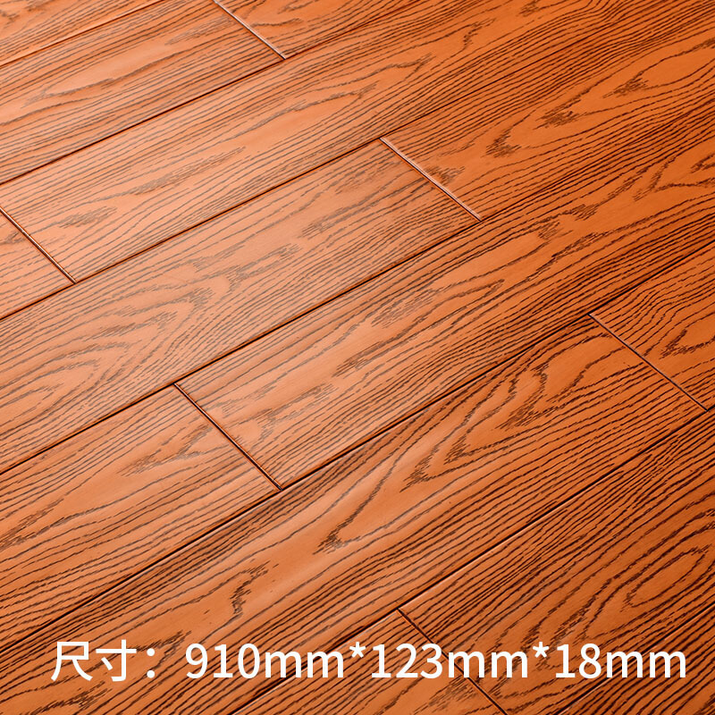 实木地板番龙眼冷色系橡木纹进口18mm原木天然环保耐磨F011 默认尺寸 F05