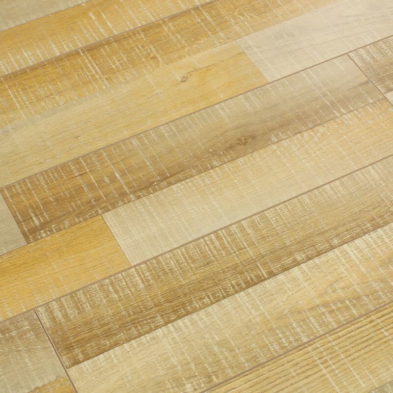 地板12mm彩色复合家用复古北欧卧室拼花个性防水工程木地板87401都市诱惑图片