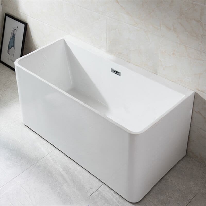 浴缸小户型无缝嵌入式排水器用品欧式排水冷热水小户型环保冷热靠都市诱惑图片