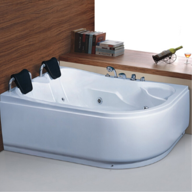 双人浴缸按摩左裙缸现代热水豪华水疗成型卫生间水池欧美都市诱惑