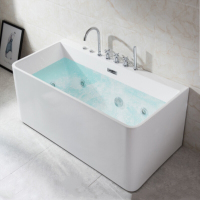 无缝浴缸小户型嵌入式功能时尚水浴卫浴水槽浴缸多款式泡泡浴沐浴都市诱惑
