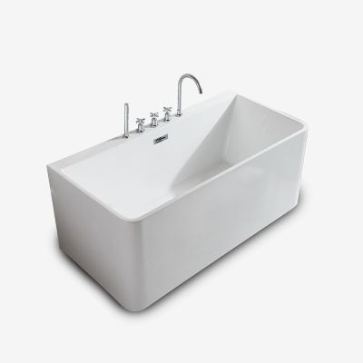 整体亚克力独立式浴缸一体式热水独立式用水洗手间防臭龙头多款式都市诱惑 嵌入式 &asymp1.4m