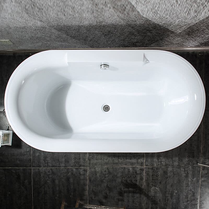 成人小户型浴缸家用欧式个性靠墙卫生间一体式水池浴池水池配件冷都市诱惑图片
