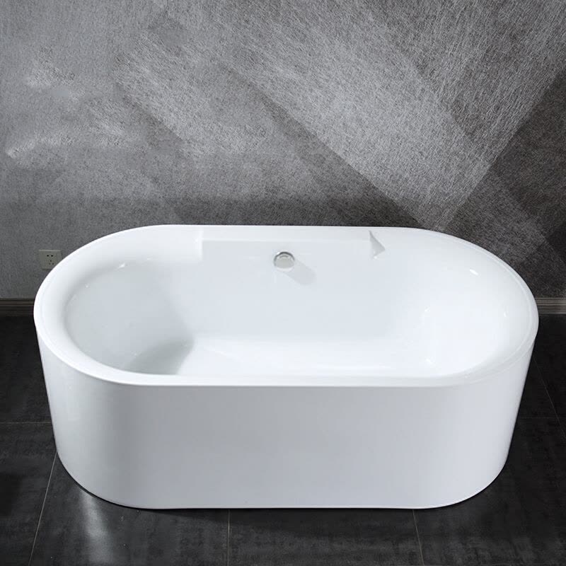 成人小户型浴缸家用欧式个性靠墙卫生间一体式水池浴池水池配件冷都市诱惑图片