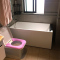 浴缸家用成人浴池舒适洗手间老人立式防滑靠枕安装方便磨砂日式日