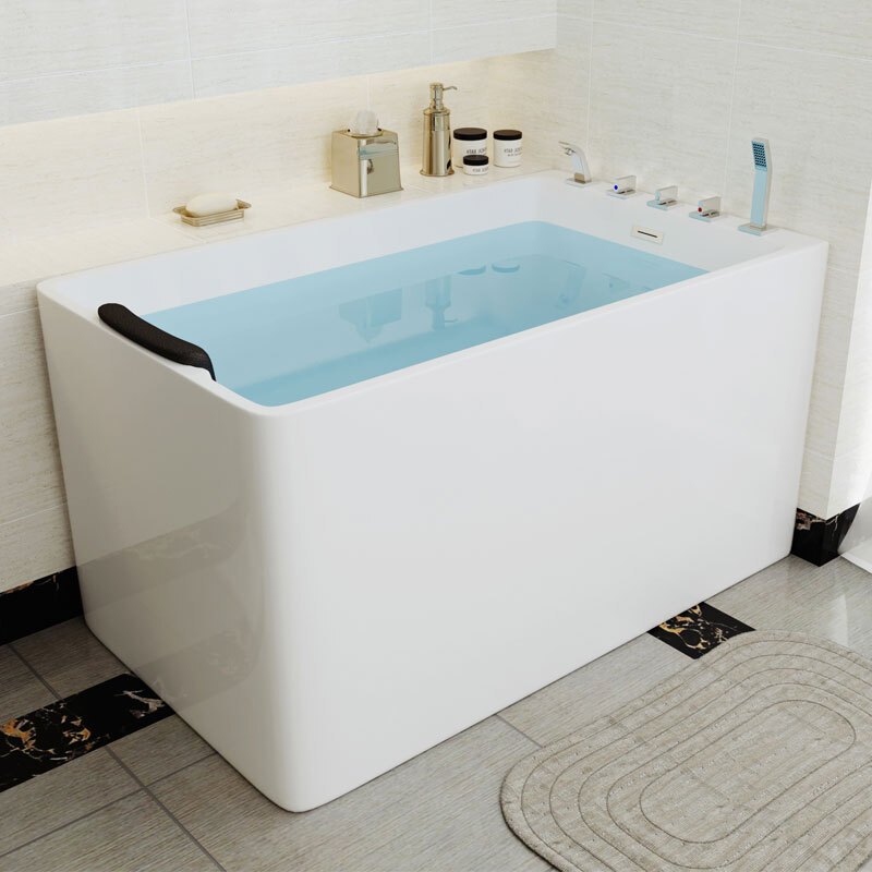 彩色日式浴缸独立洗澡盆配件成型淋浴防滑缸盆耐用小型一体式热水都市诱惑
