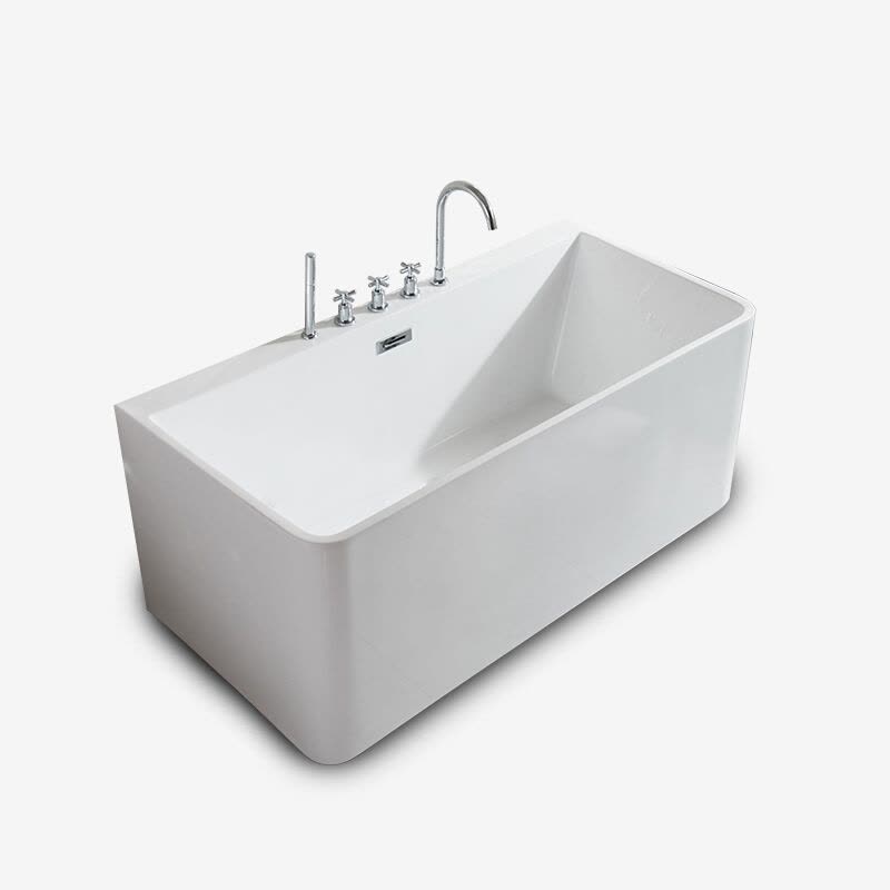 一体式浴缸独立式浴缸亚克力无缝浴缸小户型嵌入式浴缸都市诱惑图片