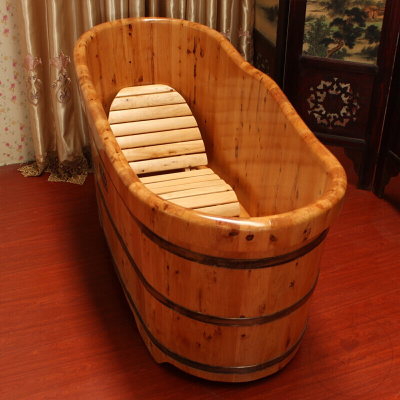 沐浴桶成人香柏木木盆保温蒸汽浴老人浴缸冬季养生防臭浴盆保健卫都市