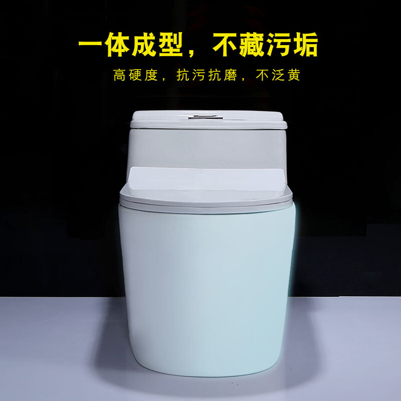 抽水马桶家用陶瓷卫浴坐厕卫生间普通喷射虹吸式座坐便器高清大图