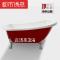 亚克力贵妃浴缸欧式浴缸家用大浴缸加厚1.55米AT-1912AT-1912红色浴缸+银色缸脚1.5M都市诱惑