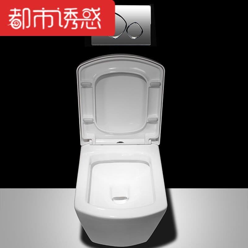 壁挂马桶座便器挂便器墙排后排挂墙马桶隐藏式水箱挂墙式马桶491脲醛盖板+威迪亚水箱其他/other都市诱惑图片