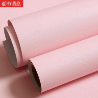 沙发贴墙纸纯色砖块贴画房间学生宿舍温馨素色大学生简约卡通墙壁励志宿舍墙纸客厅纯色变色龙浅粉60厘米宽x5米大都市诱惑
