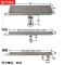 浴室水封欧式厨房管道套装卫浴接头厕所工程淋浴房下水过滤网卫生间地漏防臭304条形侧排深水防臭型1200x68MM适合50
