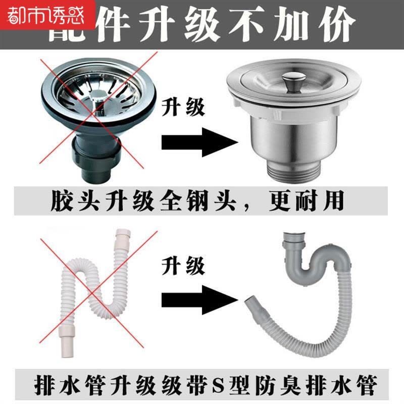 厨房水盆单槽洗菜厨房简易池水单槽水斗手工小号洗脸盆卫浴加厚迷你阳台水槽落地式焊接水都市诱惑图片