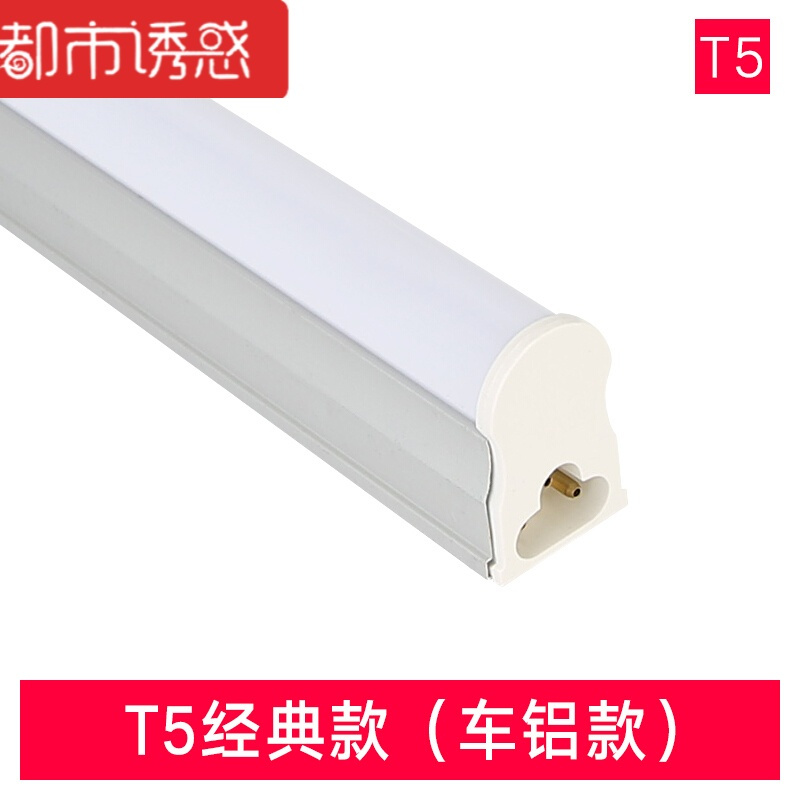 LED灯管T5一体化T8日光灯长条支架家用灯带照明T4电光管宿舍全套USB宿舍灯管0.28白都市诱惑