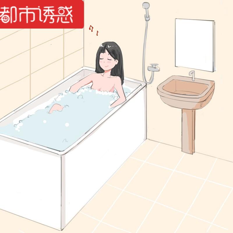 亚克力迷你浴缸小户型1.01.11.21.3米日式坐浴盆普通家用A款无坐凳(0.9米请拍1米备注)加深都市诱惑高清大图