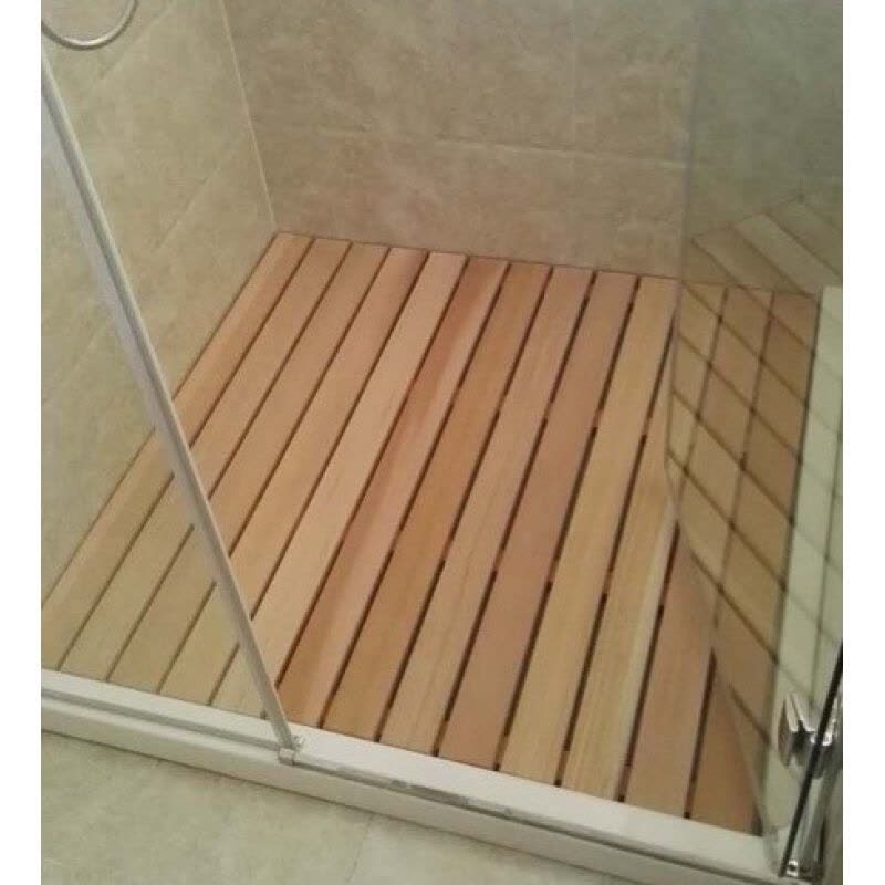 浴室洗澡防滑垫拼接淋浴房防水木地板卫生间隔水地垫脚踏板都市诱惑图片
