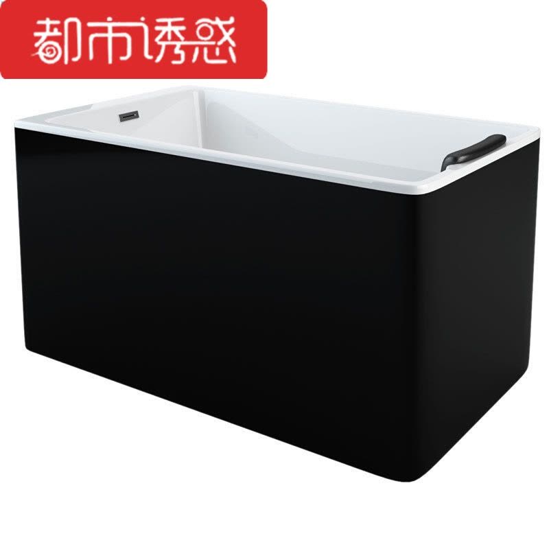 单独立浴缸小户型浴池亚克力家用五件套浴缸亚克力独立泡澡浴盆按摩卫浴独立式卫生间独立彩色五件套右裙拍下备注颜色都市诱惑图片