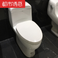 喷射虹吸式普通节水连体坐便器厕所除臭节水家居翻盖地排水固定防臭虹吸式冲水简约去臭400坑距+配件+安装+上楼其他/oth