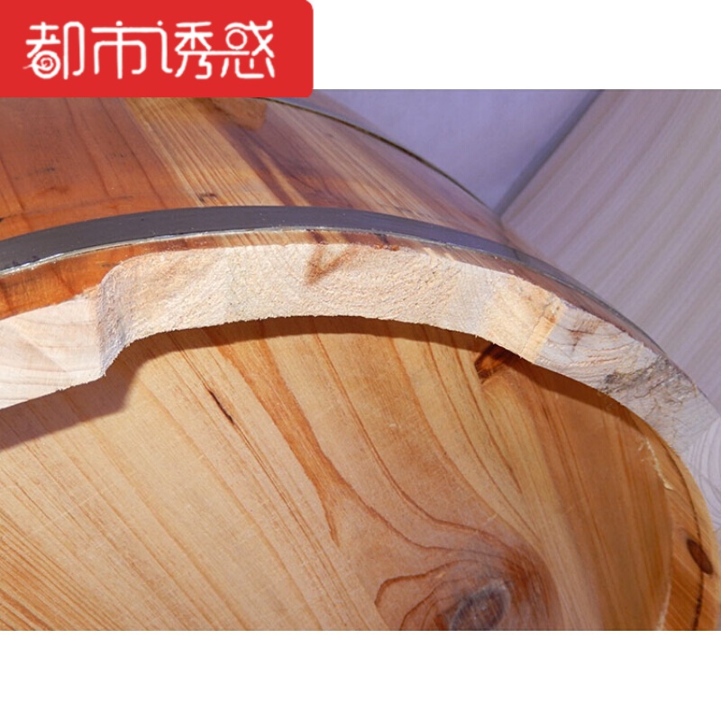 儿童实木质洗澡桶坐浴盆婴儿宝宝泡澡沐浴木桶加厚大浴盆木盆都市诱惑