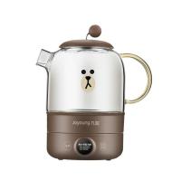 九阳（Joyoung）line养生壶迷你全自动加厚玻璃多功能电热水壶办公室煮花茶冲奶壶K08-D601 棕色（邓伦推荐）