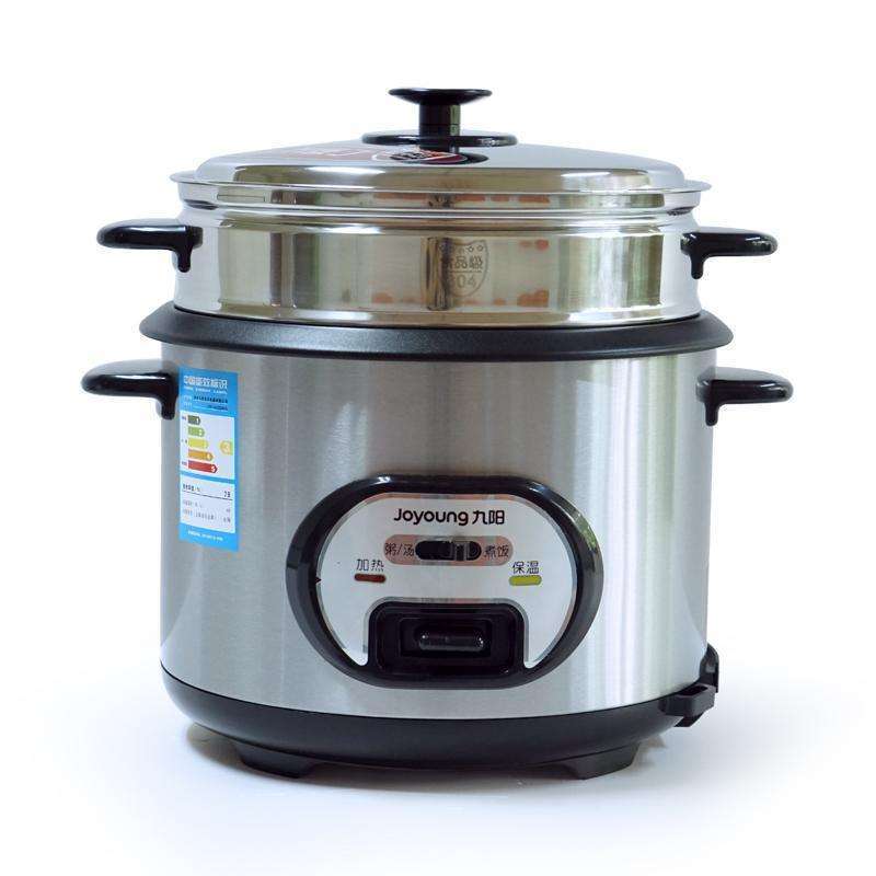 Joyoung九阳JYF-60ZD06A家用大容量电饭煲电饭锅蒸锅不锈钢6L