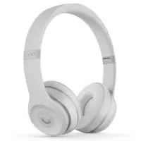 正品Beats Solo3 Wireless 头戴式 蓝牙无线耳机 手机耳机 游戏耳机 - 丝缎银