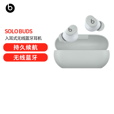 beats Solo Buds 真无线耳机 蓝牙耳机兼容苹果安卓系统 2024新款 Jennie同款 风云灰