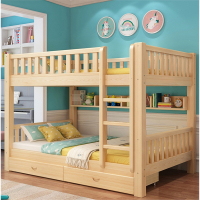 上下床双层床两层高低床古达大人儿童子母床成年宿舍上下铺木床(7jx)