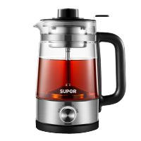 苏泊尔(SUPOR)养生壶1L煮茶壶玻璃电水壶烧水壶炖煮多功能煮茶器花茶壶SW-10C08