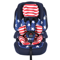 儿童安全座椅汽车用婴儿宝宝车载简易9个月0-4-7周岁3-12古达通用安全带固定坐椅
